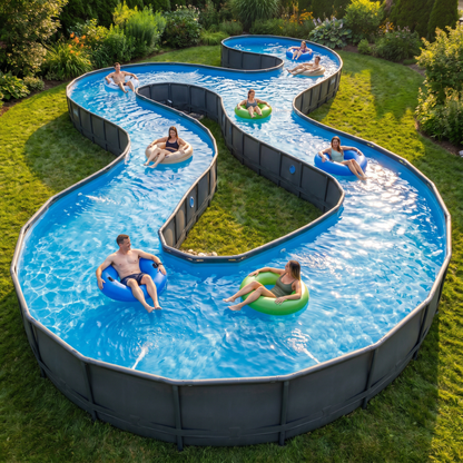 Piscină modulară Lazy River pentru grădină