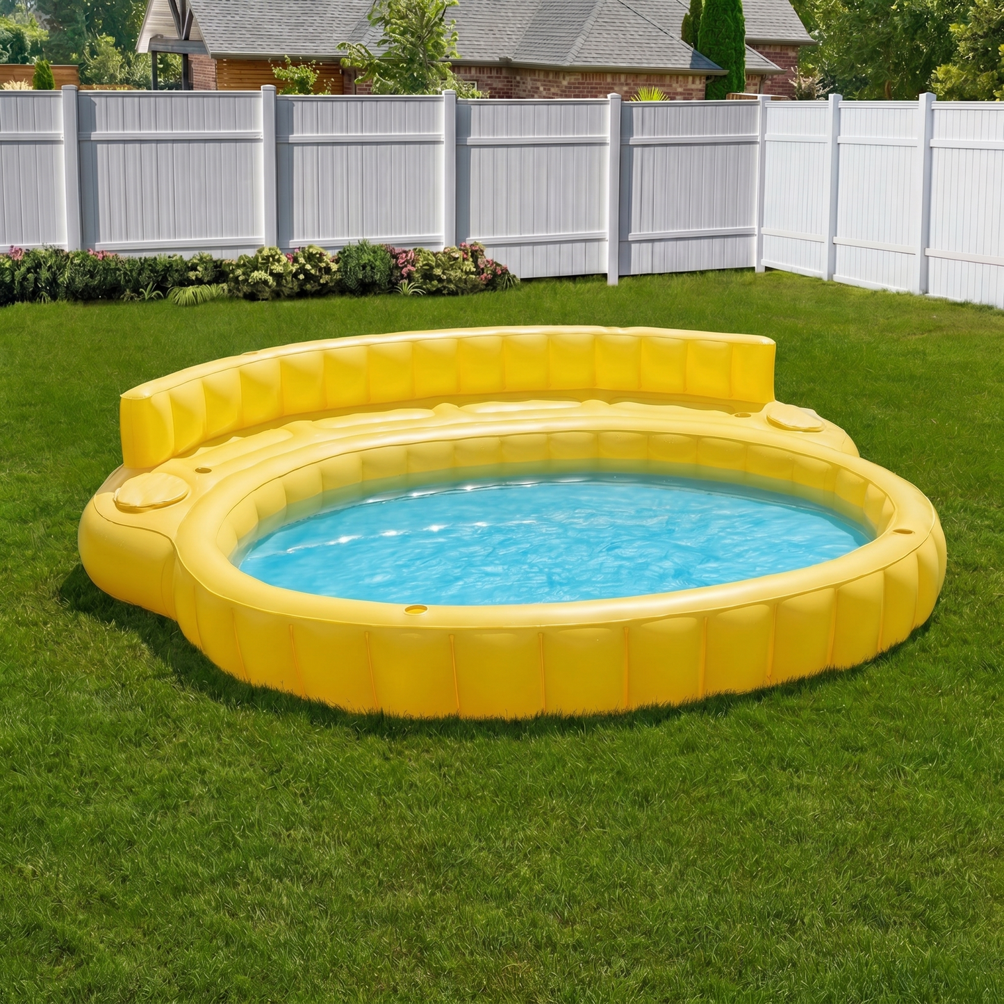 Canapea / piscină pentru bronzare