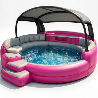 Piscină Relax Lounge XXL cu Copertină