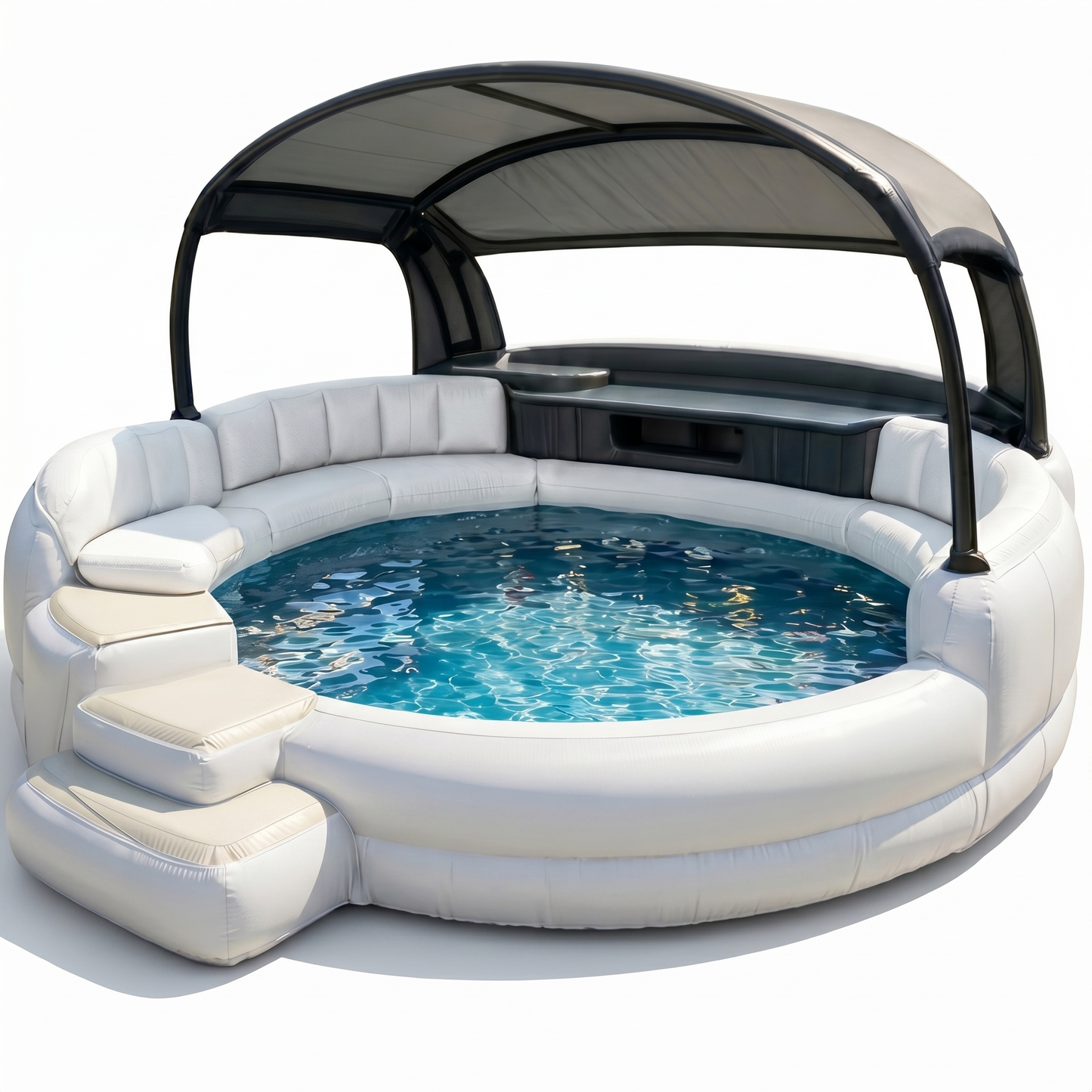 Piscină Relax Lounge XXL cu Copertină