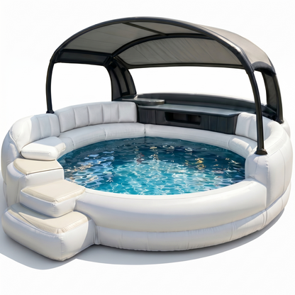 Piscină Relax Lounge XXL cu Copertină