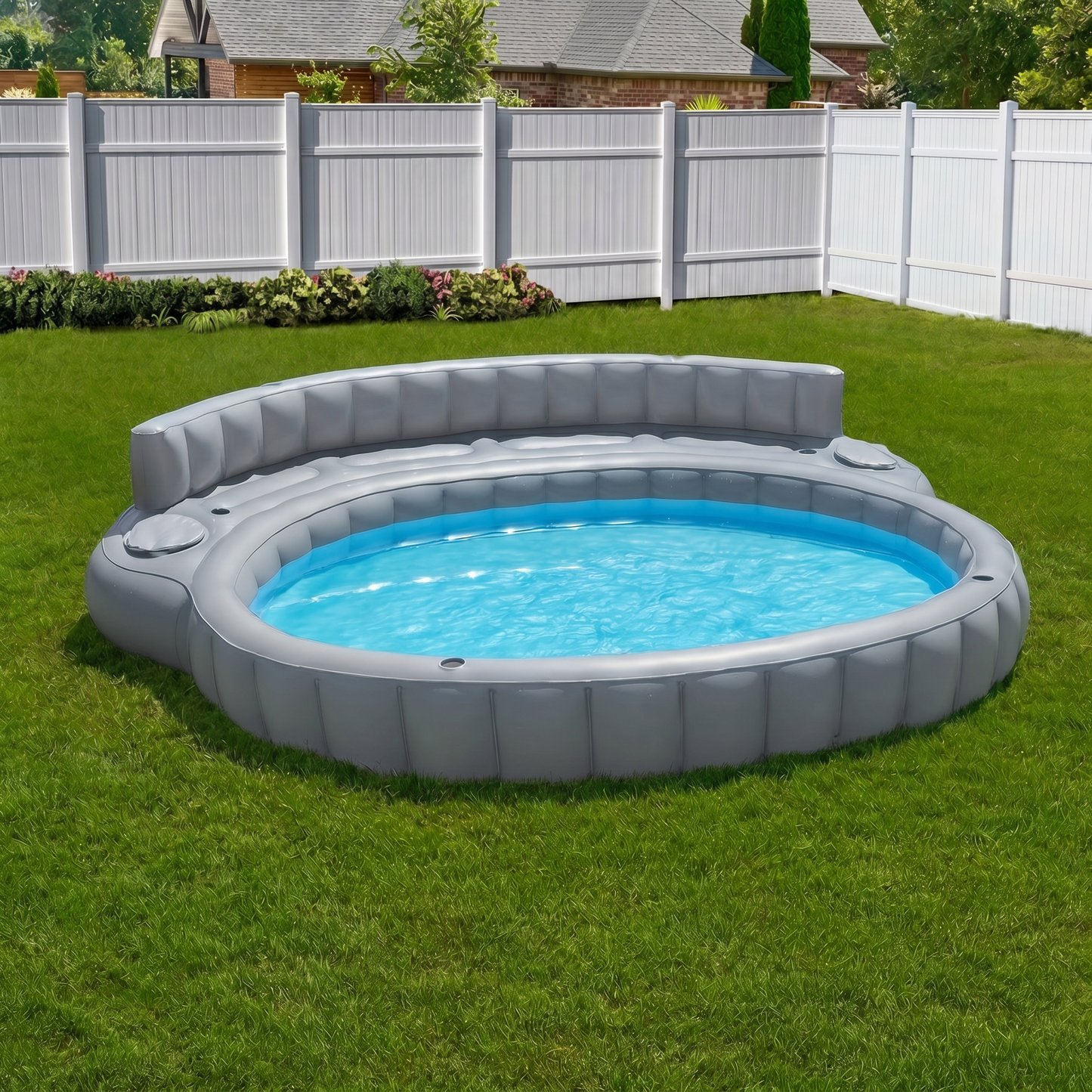 Canapea / piscină pentru bronzare