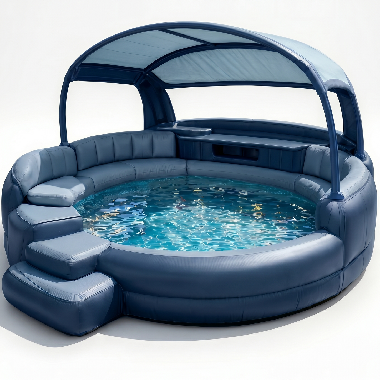 Piscină Relax Lounge XXL cu Copertină
